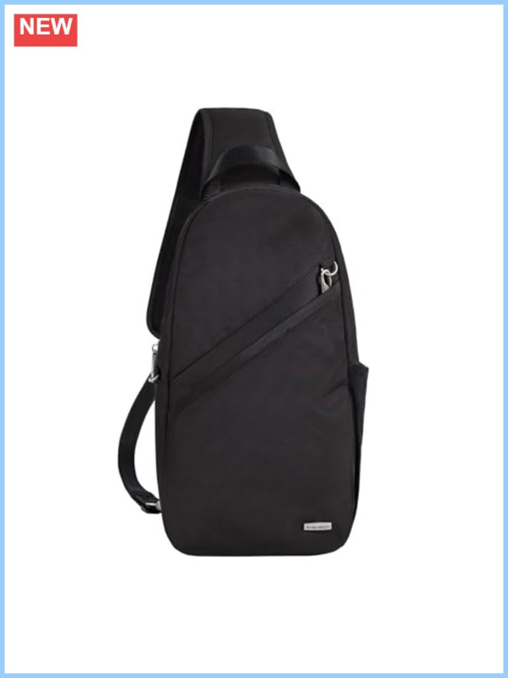 Travelon Anti-Theft Classic Sling Bag Polyester Crossbody RFID Blocking
